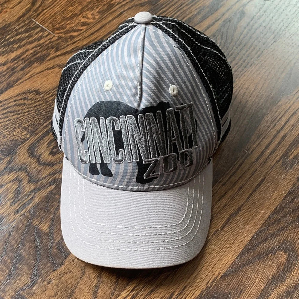 #151 - Cincinnati Zoo Gray and Black Cap - Kids OS