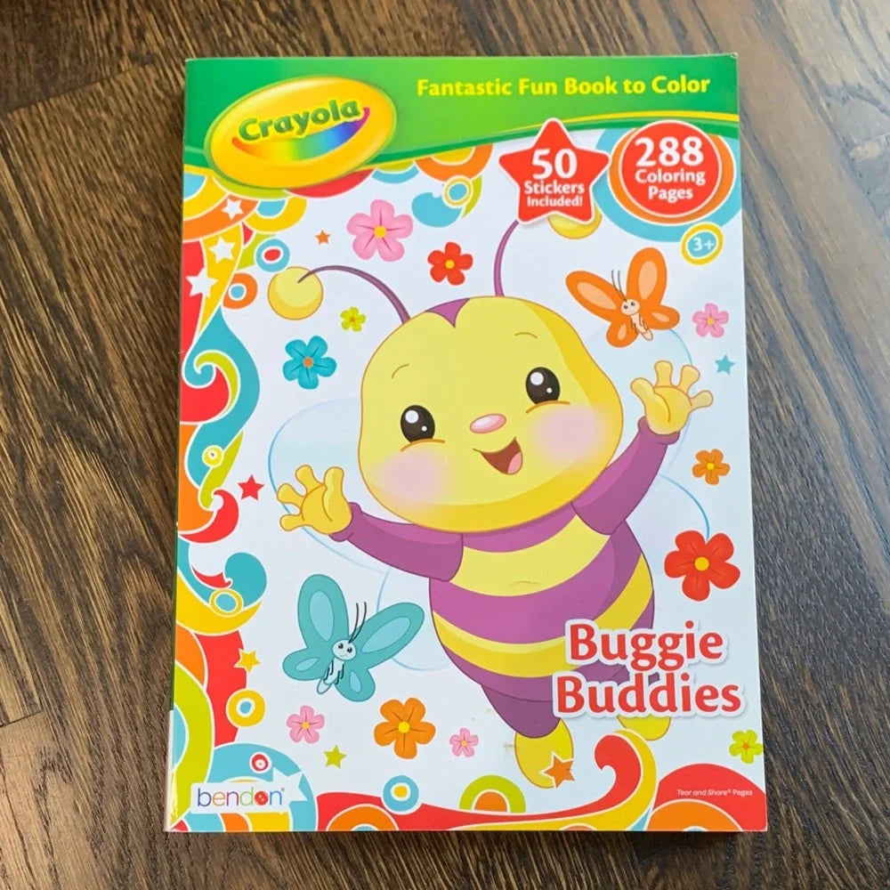 #151 - Crayola Buggie Buddies Fun Coloring Book