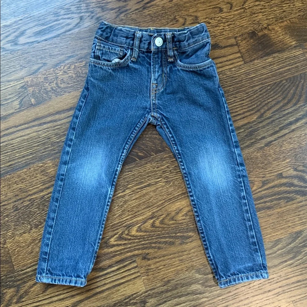 #151 - H&M Kids Blue Denim Jeans - Slim Fit - 1.5-2Y (18mo-24mo)