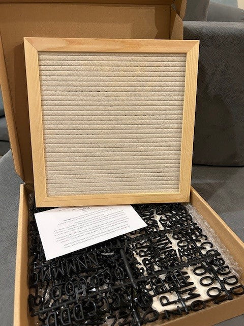 Seller 128 - Letterboard
