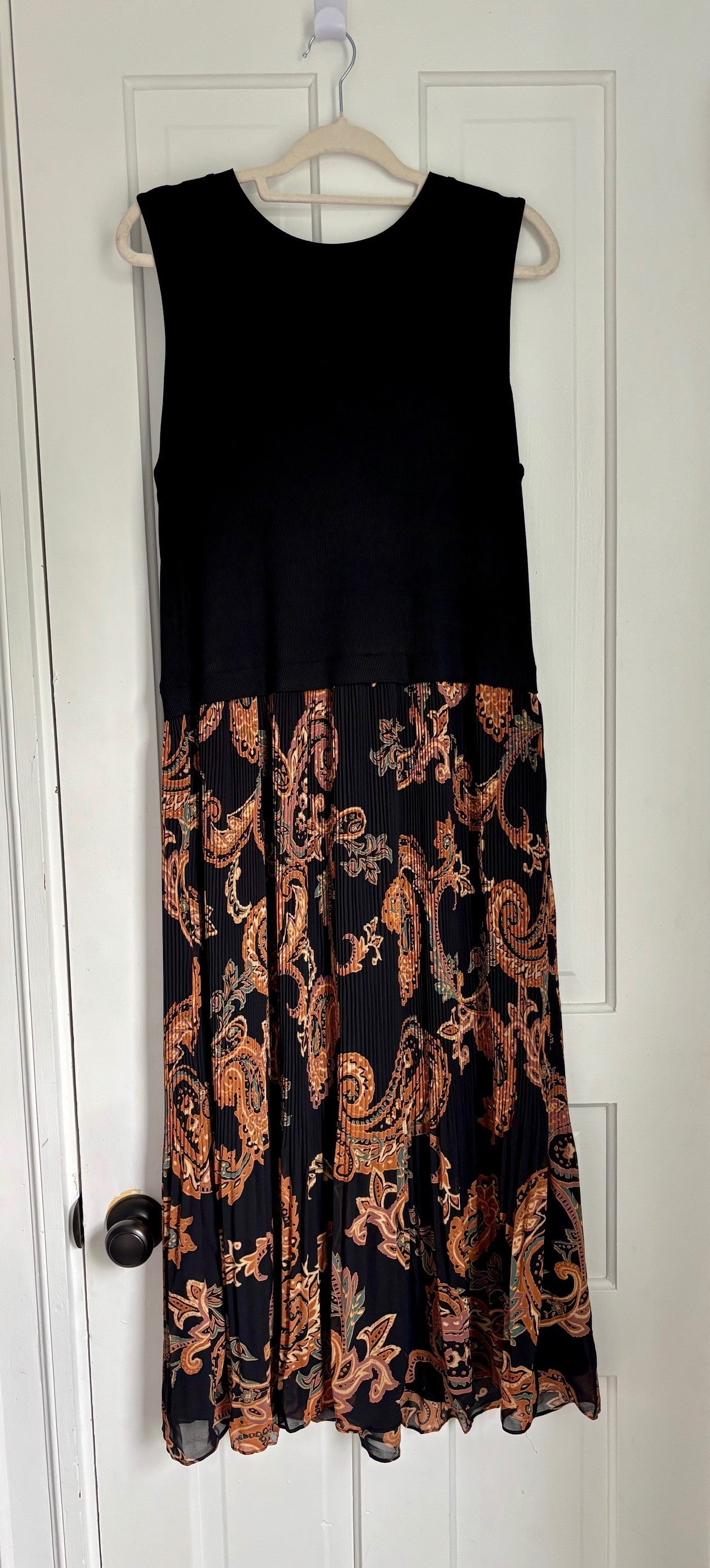 #43 S Les Serein (Stitch Fix) Mixed Media Dress Women's XL NWT