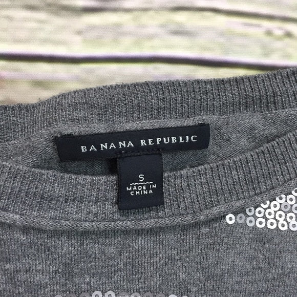 Seller 229 - Banana Republic Sequin Stripe Sweater (Small)