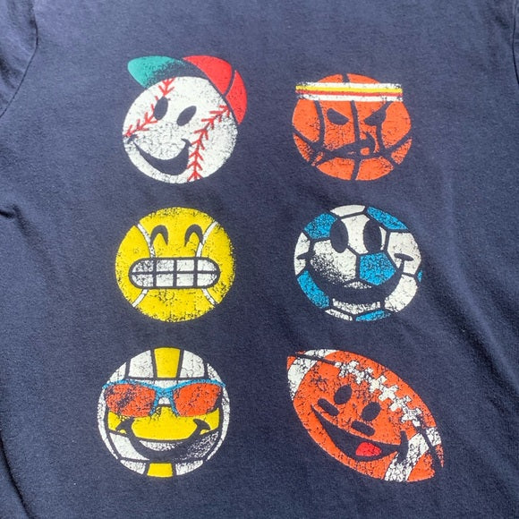 #181 - Gap Kids Navy Graphic T-Shirt - Small
