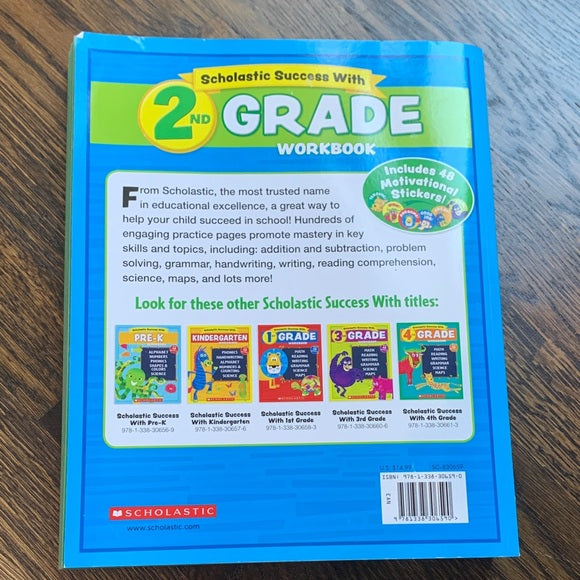 #181 - Scholastic 2nd Grade Workbook *REDUCED*
