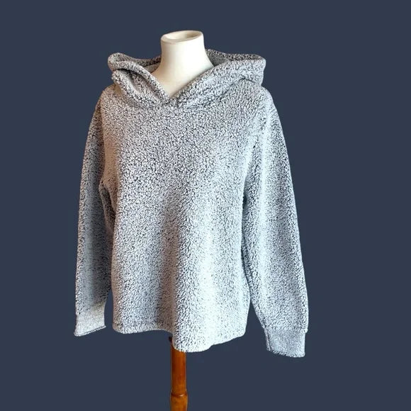 #1 Sherpa teddy hoodie medium REDUCED