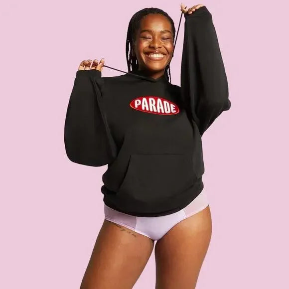 #1 Parade logo hoodie large NWOT