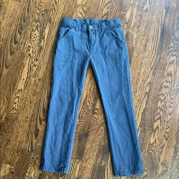 #181 - Like New Parisian Kids Blue Trouser Pants - Size 8