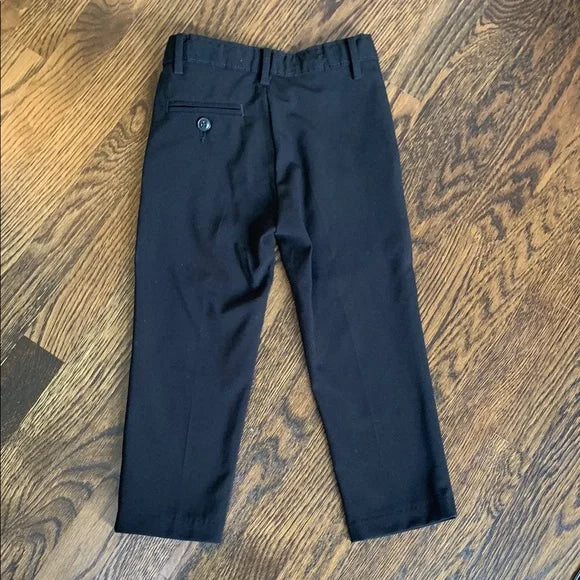 #181 - Like New Chaps Boys Black Pants - Size 4