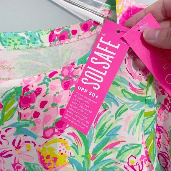 #118 | Size L | NWT Women's Lilly Pulitzer Sophie SPF 50 Dress Pear Necessities