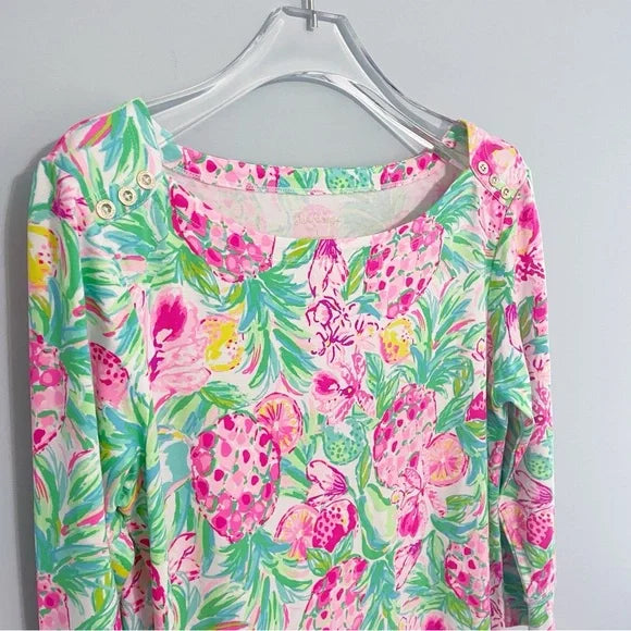 #118 | Size L | NWT Women's Lilly Pulitzer Sophie SPF 50 Dress Pear Necessities