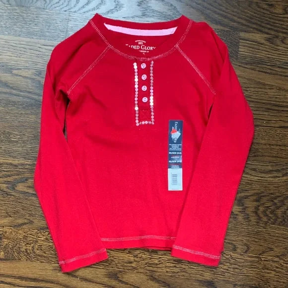 #181 - NWT Girls Long Sleeve Shirt XS (4-5)