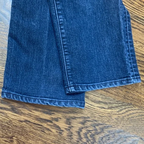 #181 - Ann Taylor Loft Women's Dark Blue Denim Jeans Capris - 27/4
