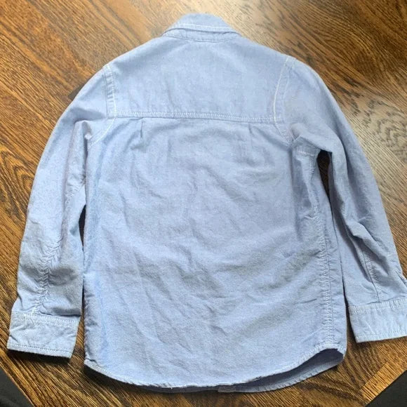 #181 - OshKosh B'gosh Light Blue Casual Shirt - Boys Size 7