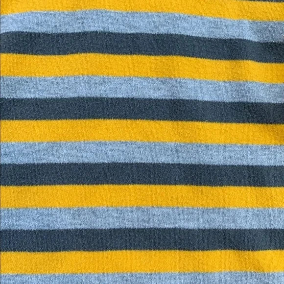 #91 - Striped Yellow and Gray Turtleneck - 4T