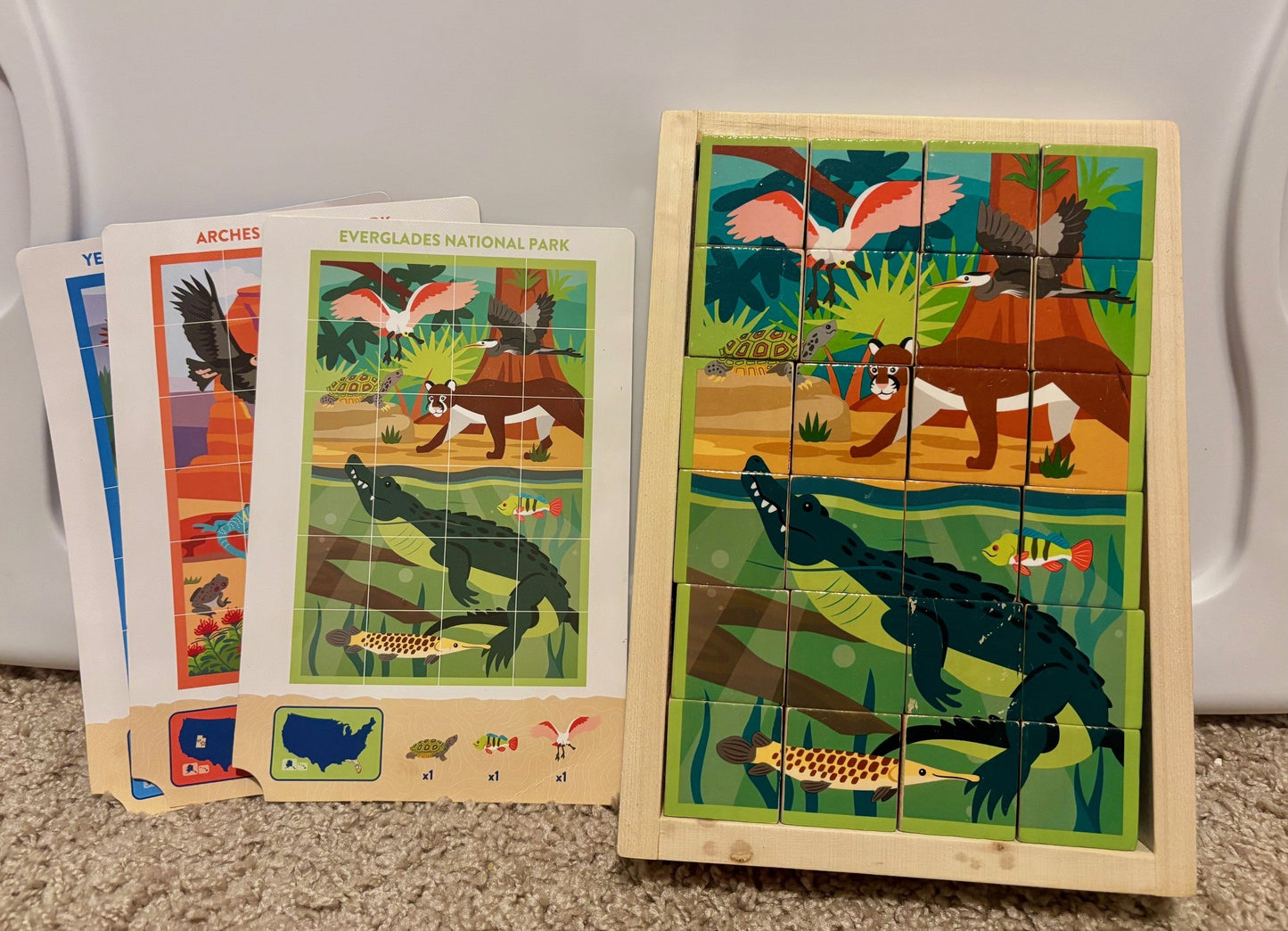 #43 Melissa and Doug National Park Block Puzzle