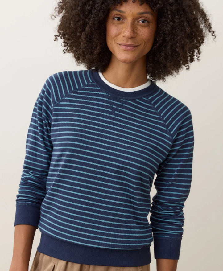 #154 Marine Layer Reversible Light Sweatshirt Women's L EUC