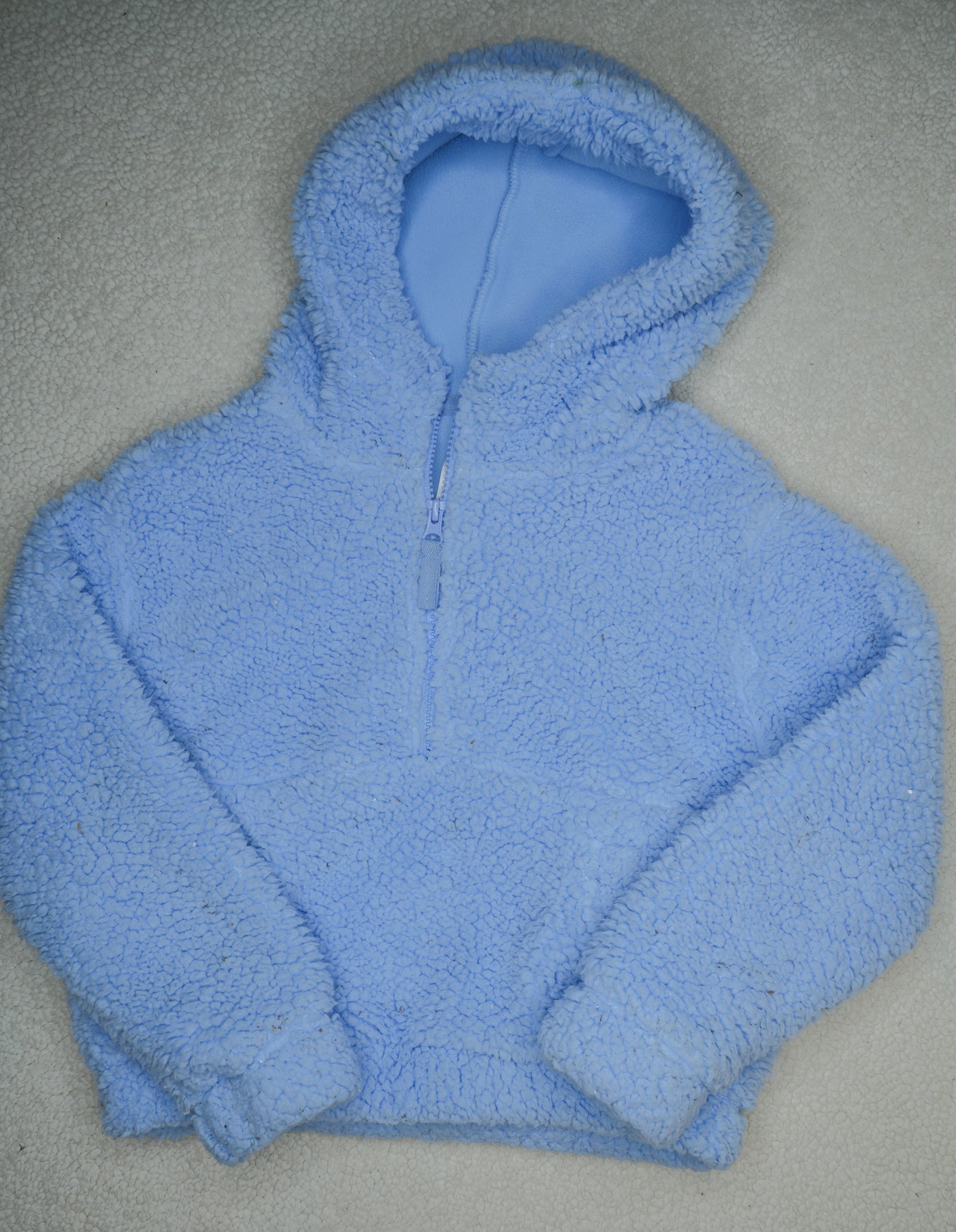 #31 Kids' Blue Fleece Hoodie, Size Small (7/8)