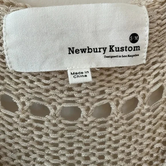 #127 Newbury Kustom Open Knit Sweater Women's S