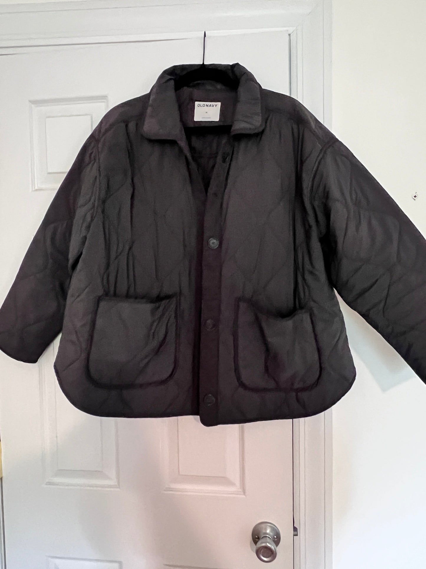 #176 - Old Navy charcoal women’s coat | XL