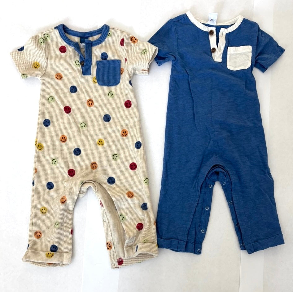 REDUCED #70 Old Navy 12-18 mo rompers