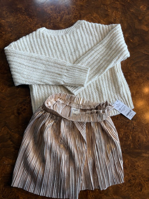 #104 Osh Kosh Fall Sweater & Skirt Girls 5T