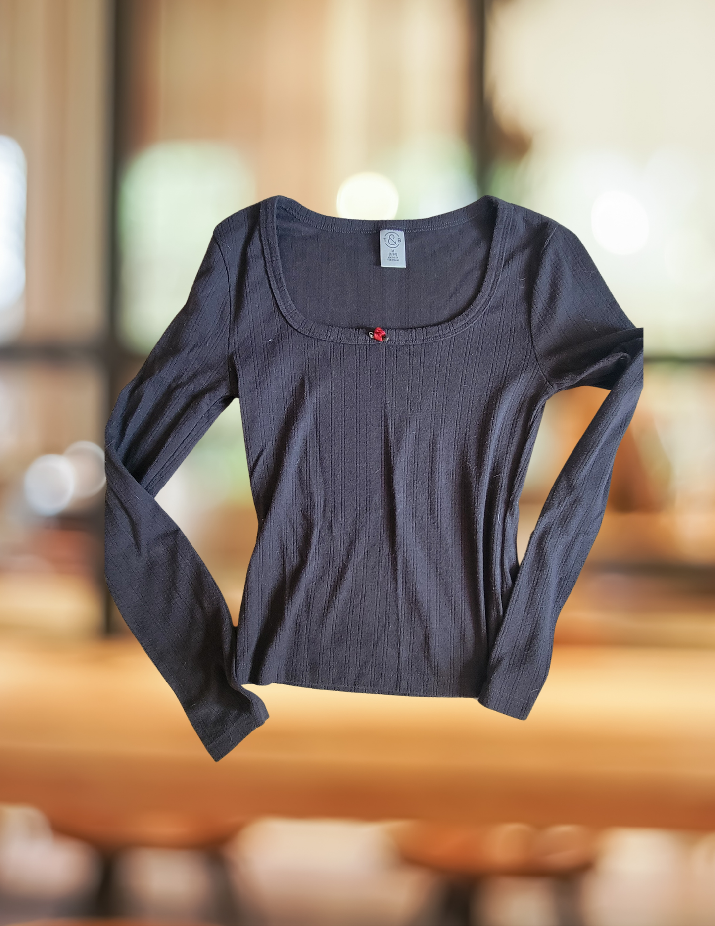 #59 Nordstrom Brand Girls 8/10 Grey Long Sleeve Shirt