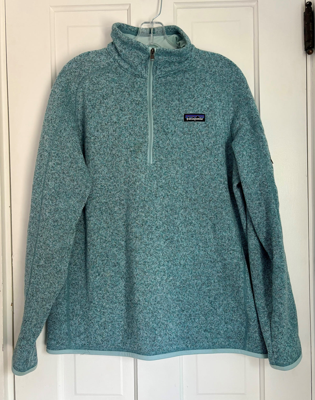 #154 Patagonia Women's Better Sweater 1/4-Zip Fleece Women's XL VGUC