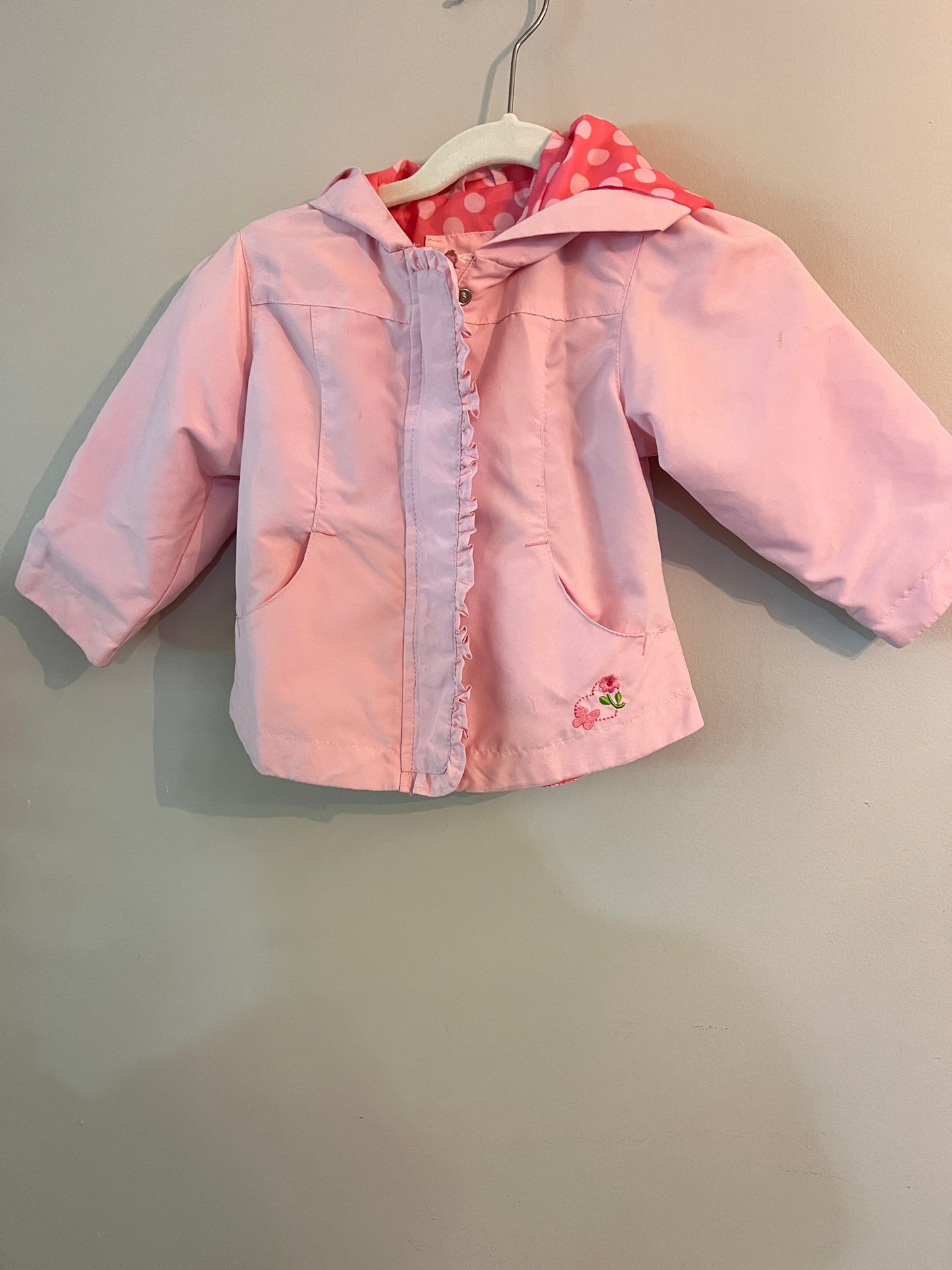 #215 12-18M Girls Wind Breaker Jacket