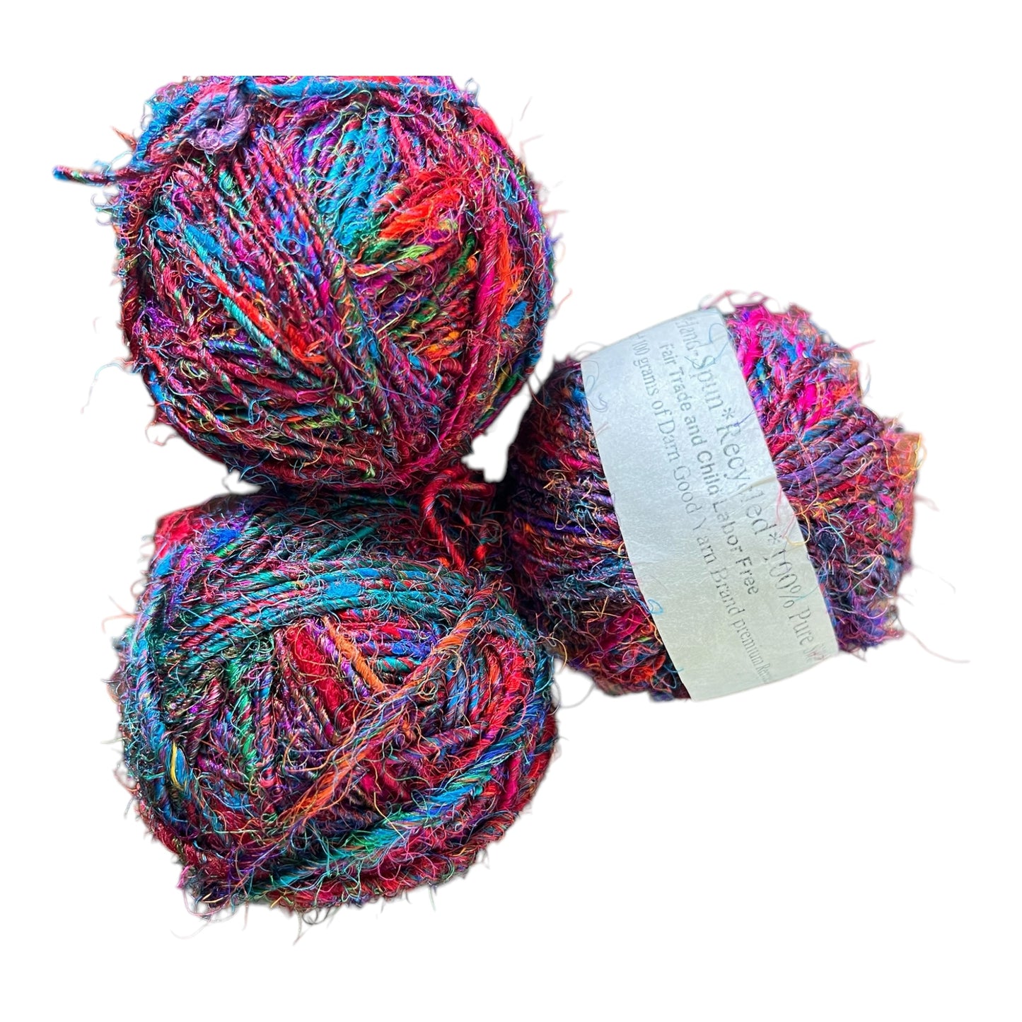 #63 Nepalese Silk Handspun yarn crochet knit
