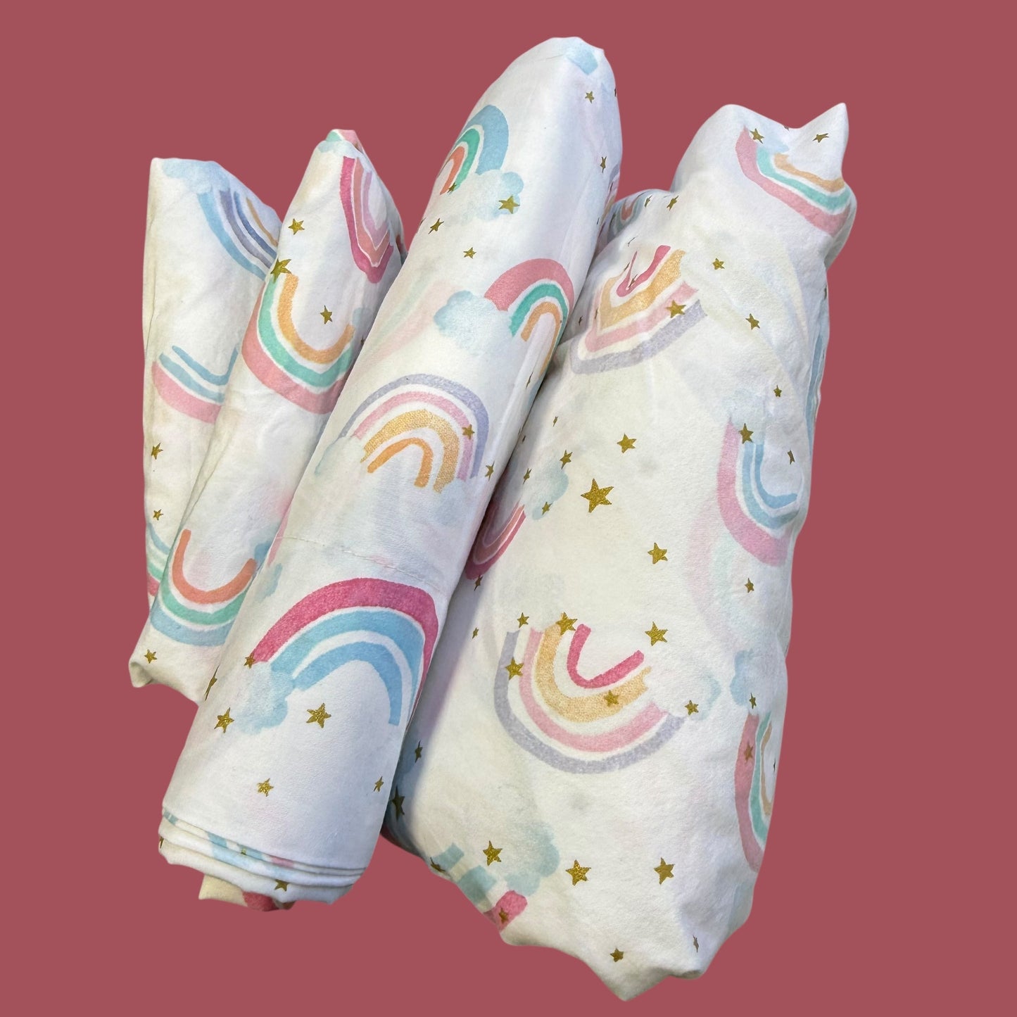 #1 Pottery Barn Rainbow Sheet Set Queen REDUCED