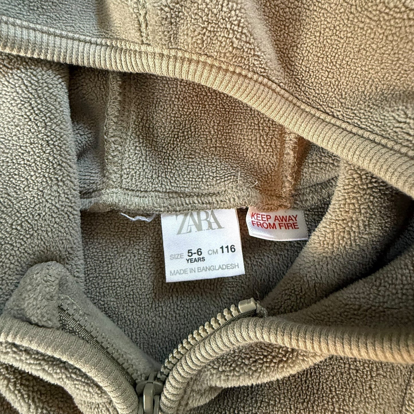 #1 Zara fleece hooded sweatsuit 5-6 (2 of 2) REDUCED