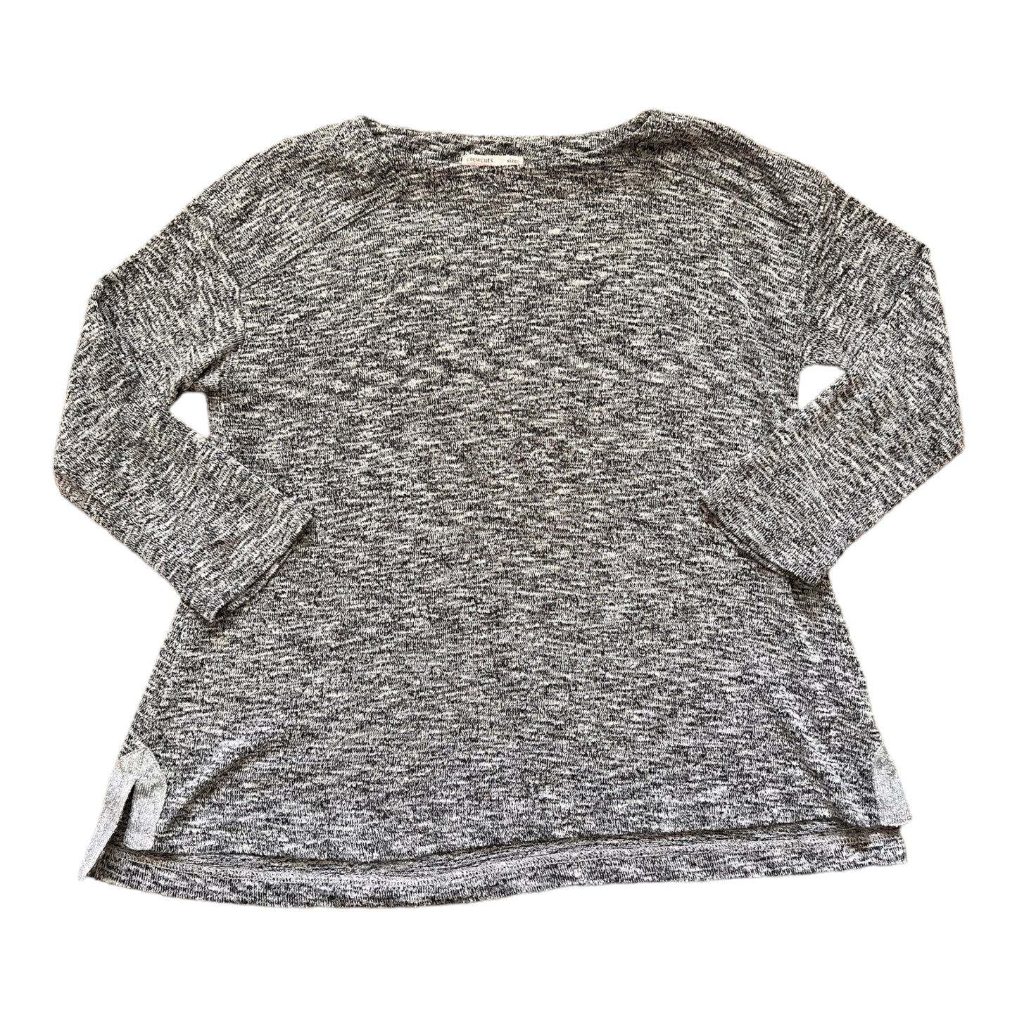 #63 CrewCuts J.Crew Girls 6/7 Marled Top Gray