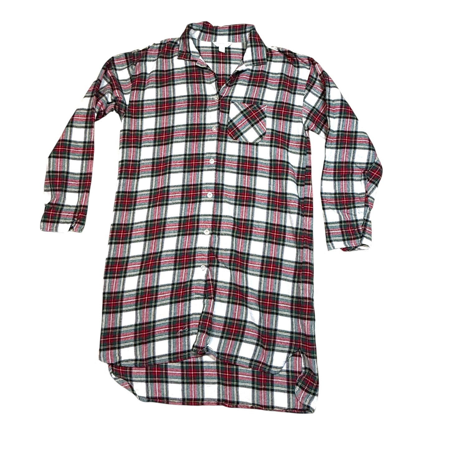 #1 Flannel pajama nightgown small REDUCED