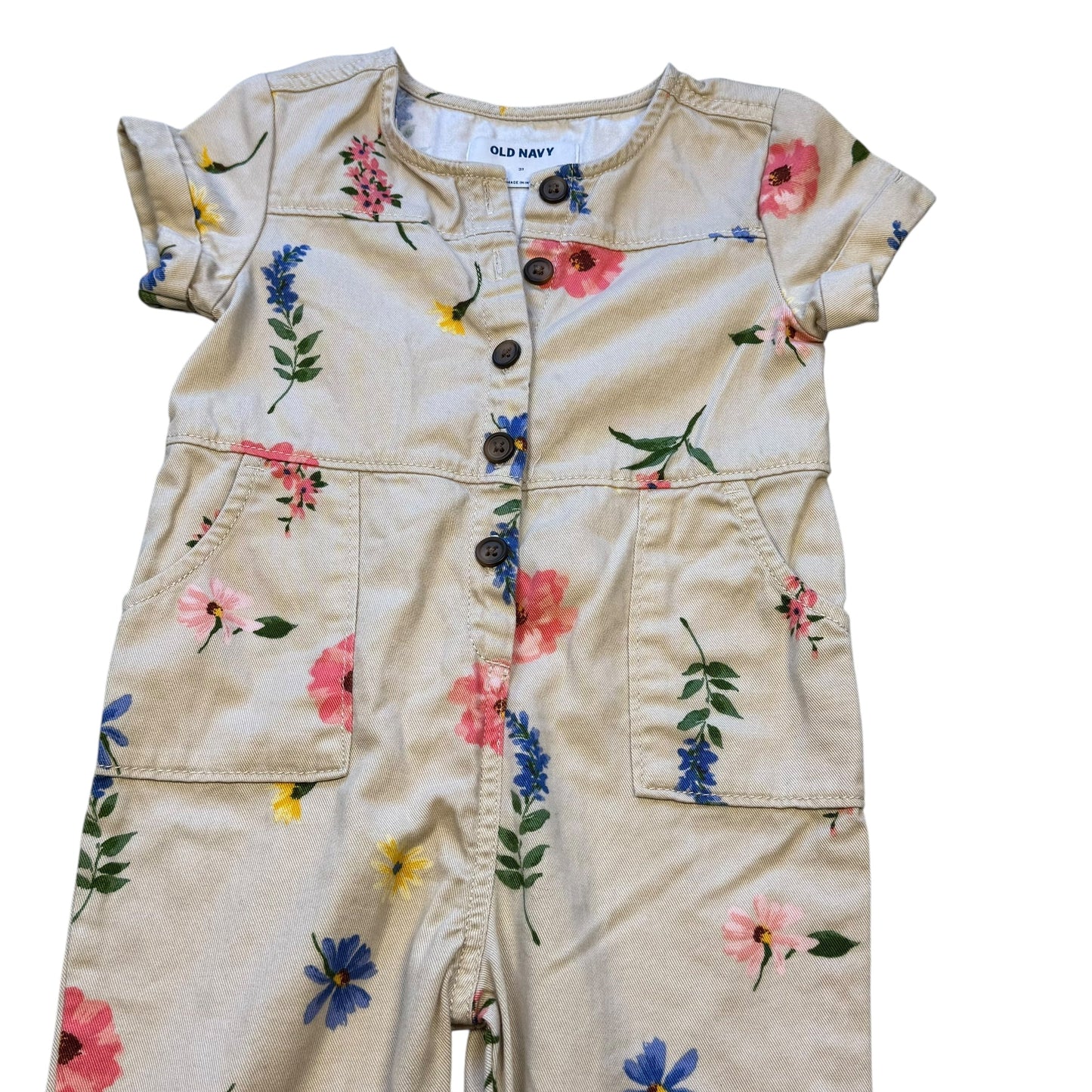 #1 Floral jumpsuit 3T