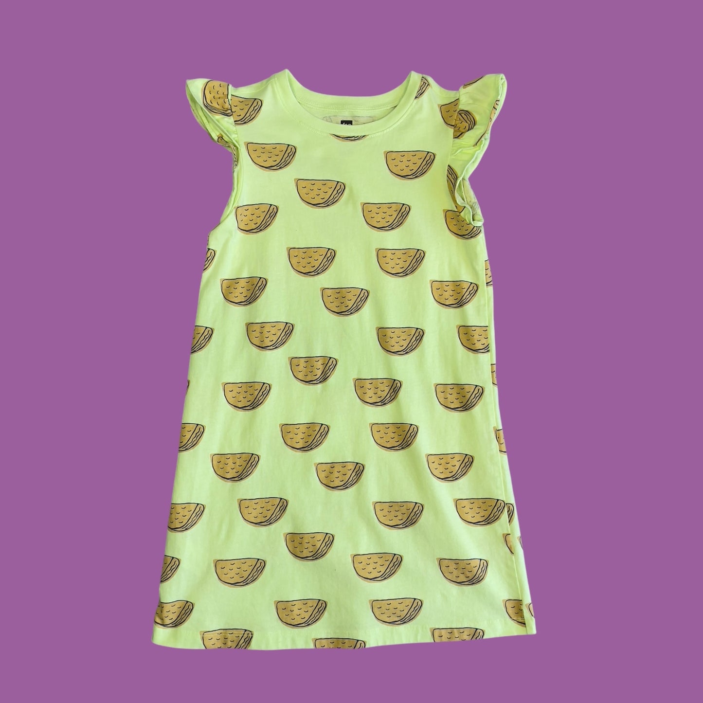 #1 Tea Collection Neon Taco Dress size 7 REDUCED