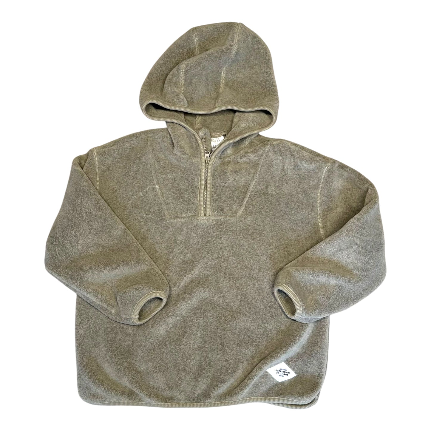 #1 Zara fleece hooded sweatsuit 5-6