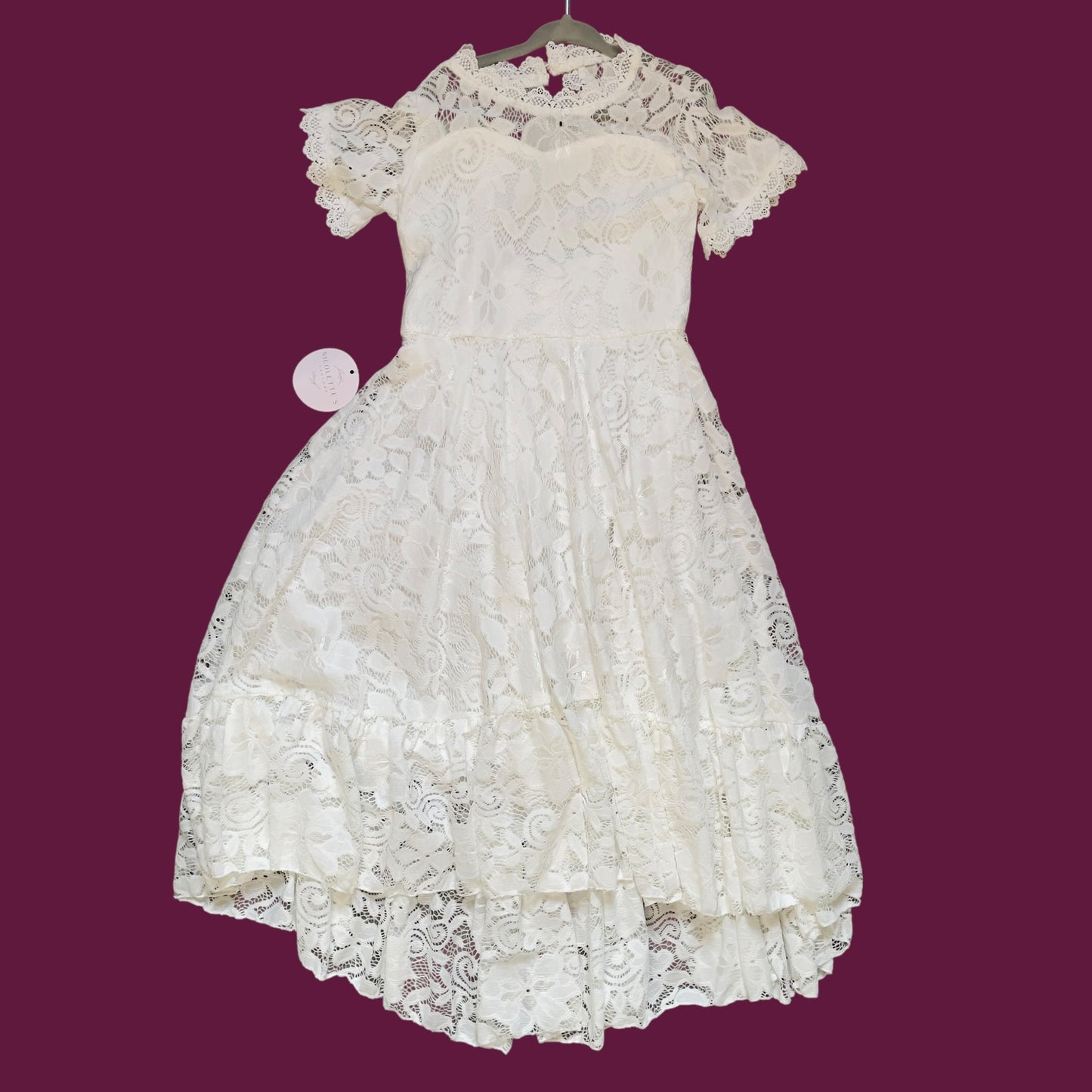 #1 Lace Dress Girls 6-7 NWT