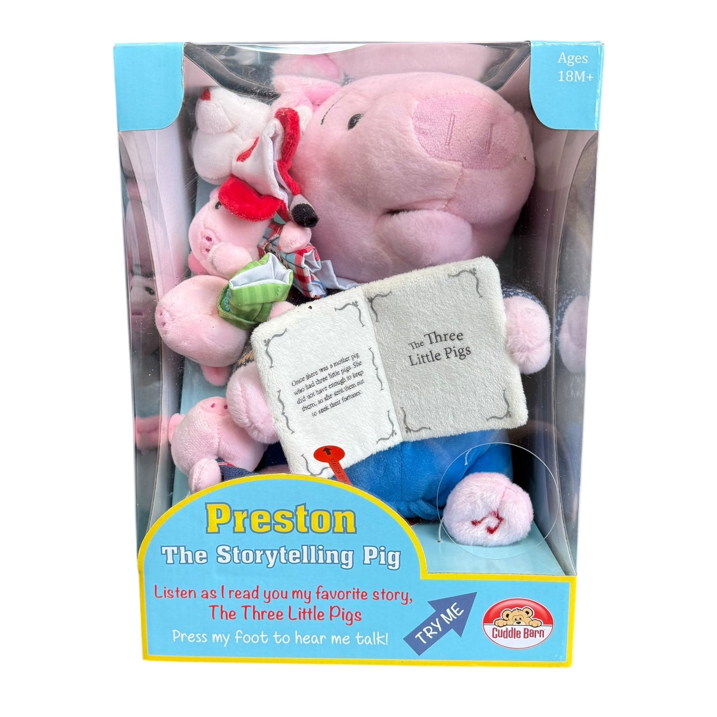 #1 Preston The Storytelling Pig NEW REDUCED