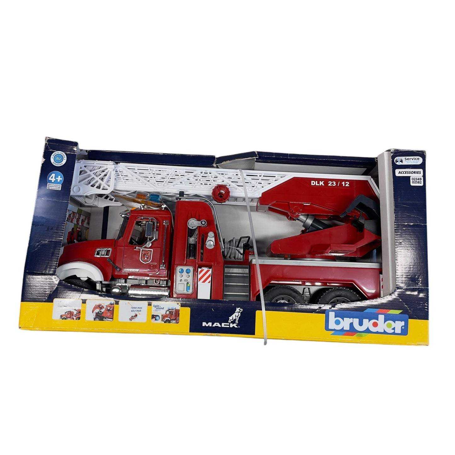 #1 Bruder Mack Fire Truck NEW REDUCED