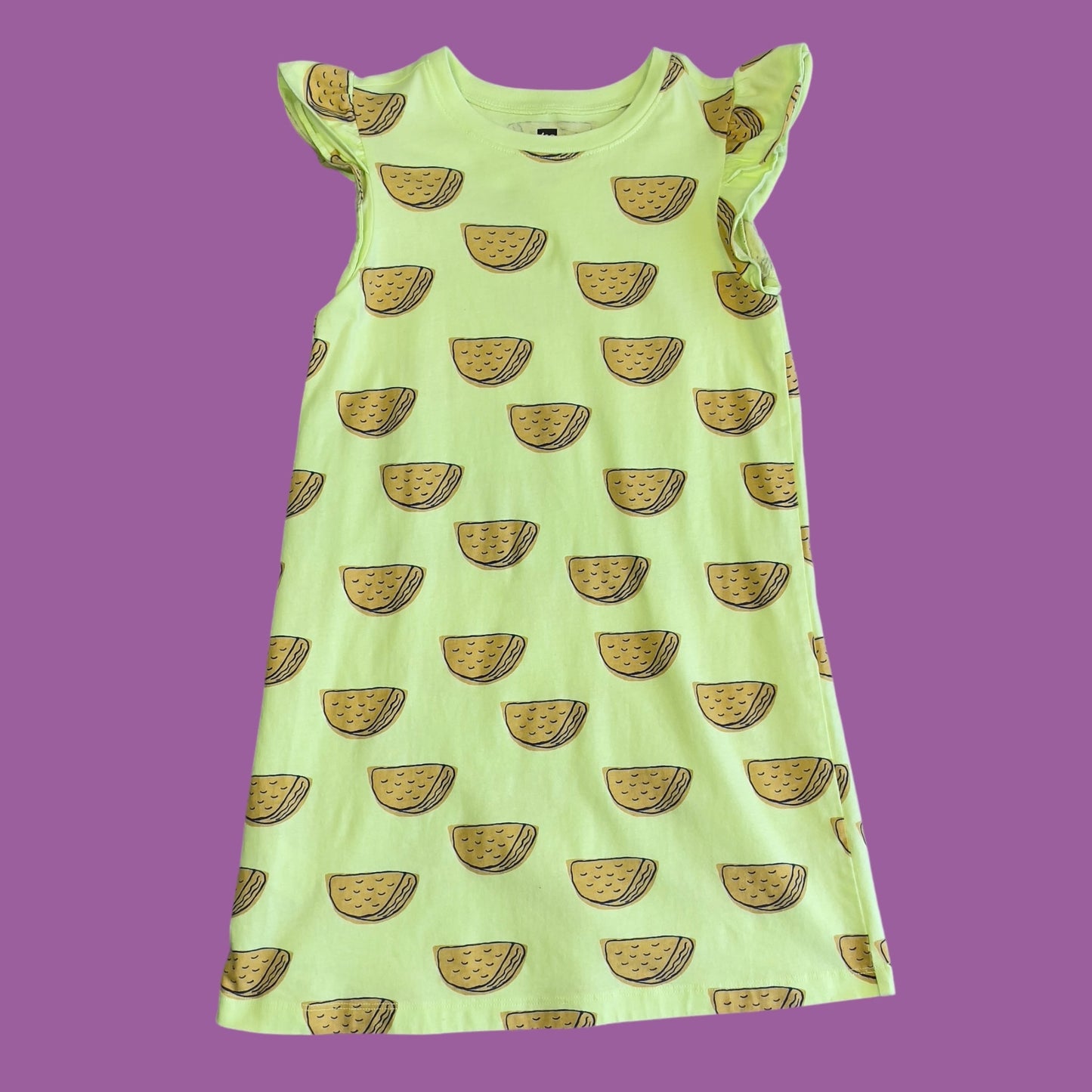 #1 Tea Collection Neon Taco Dress size 7 REDUCED