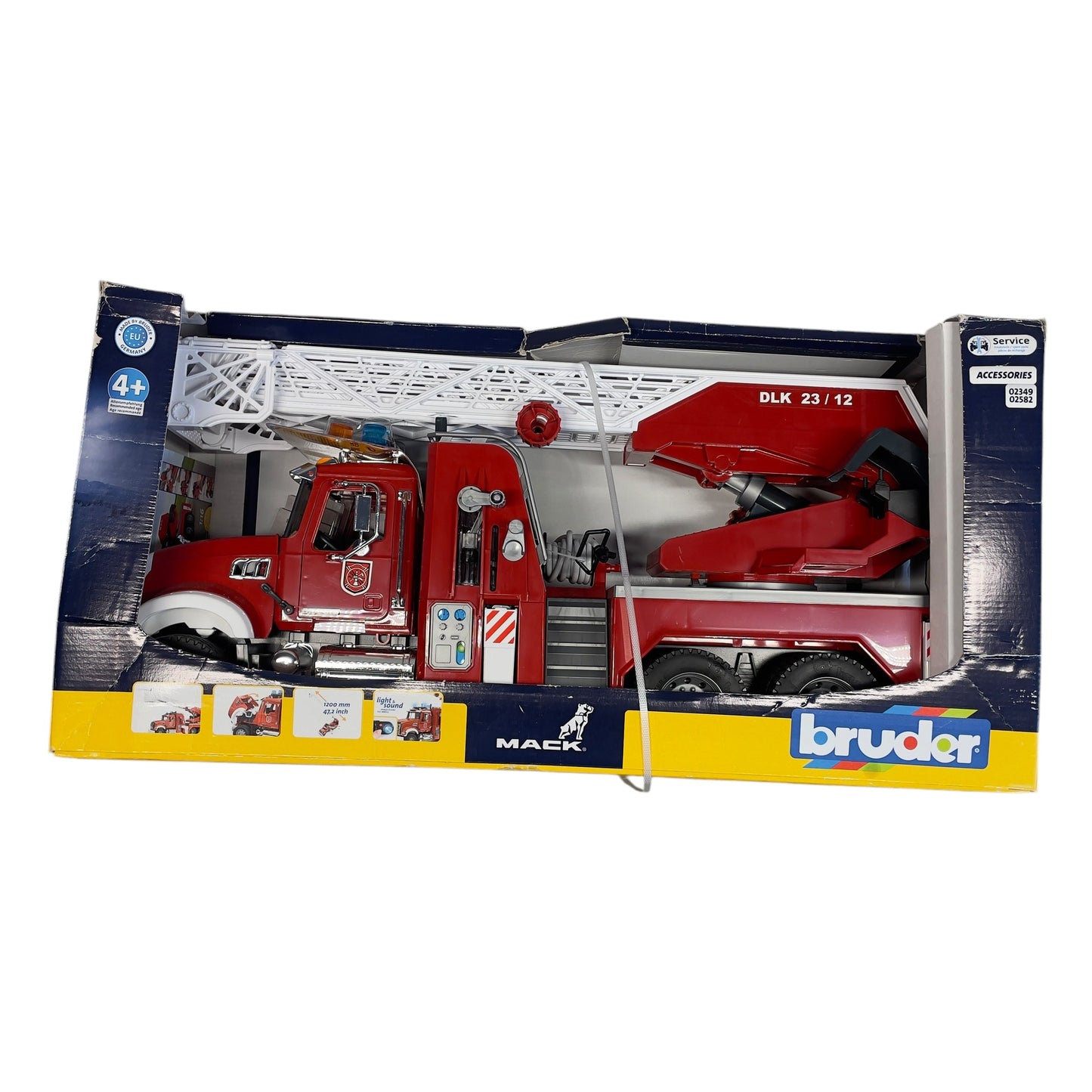 #1 Bruder Mack Fire Truck NEW REDUCED
