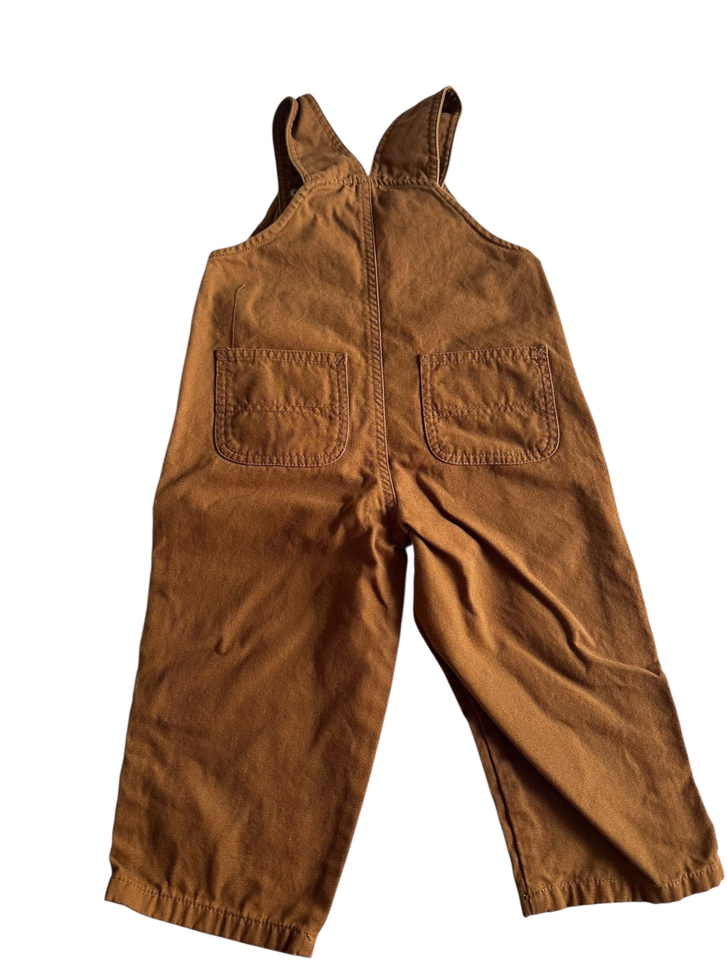 #146 Carhartt Horse Overalls and Shirt Girls 2T (fits more like 3T)