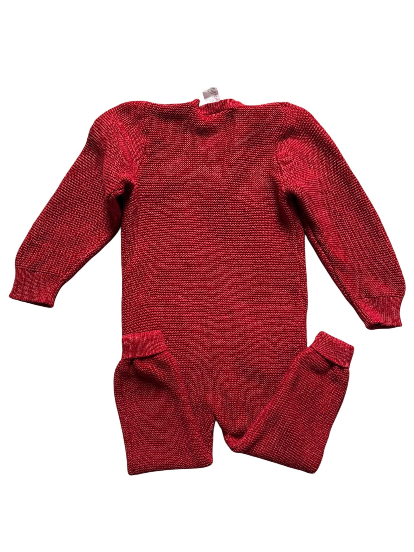 #93 H&M Red Jumpsuit Gender Neutral 2T