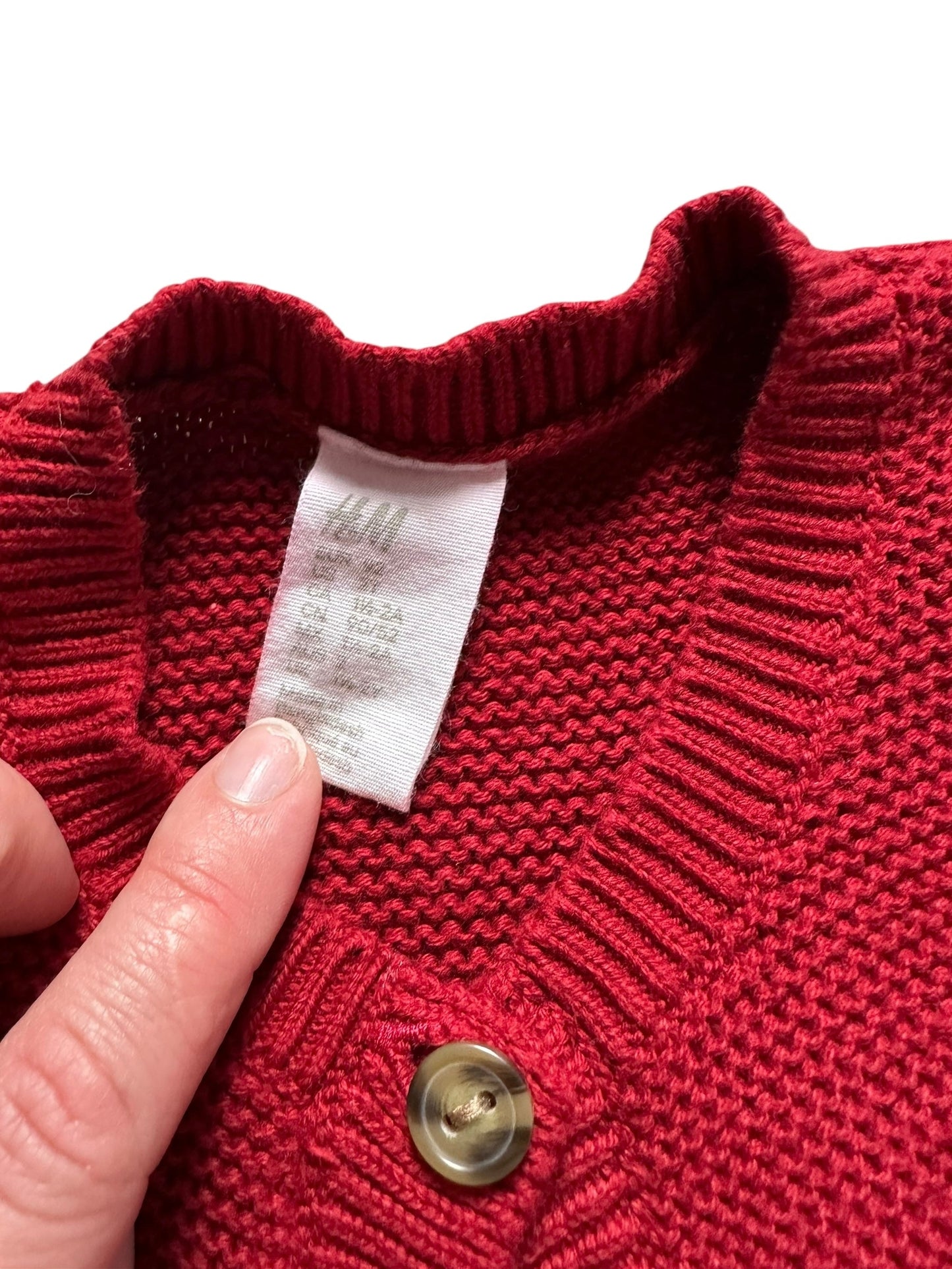 #93 H&M Red Jumpsuit Gender Neutral 2T
