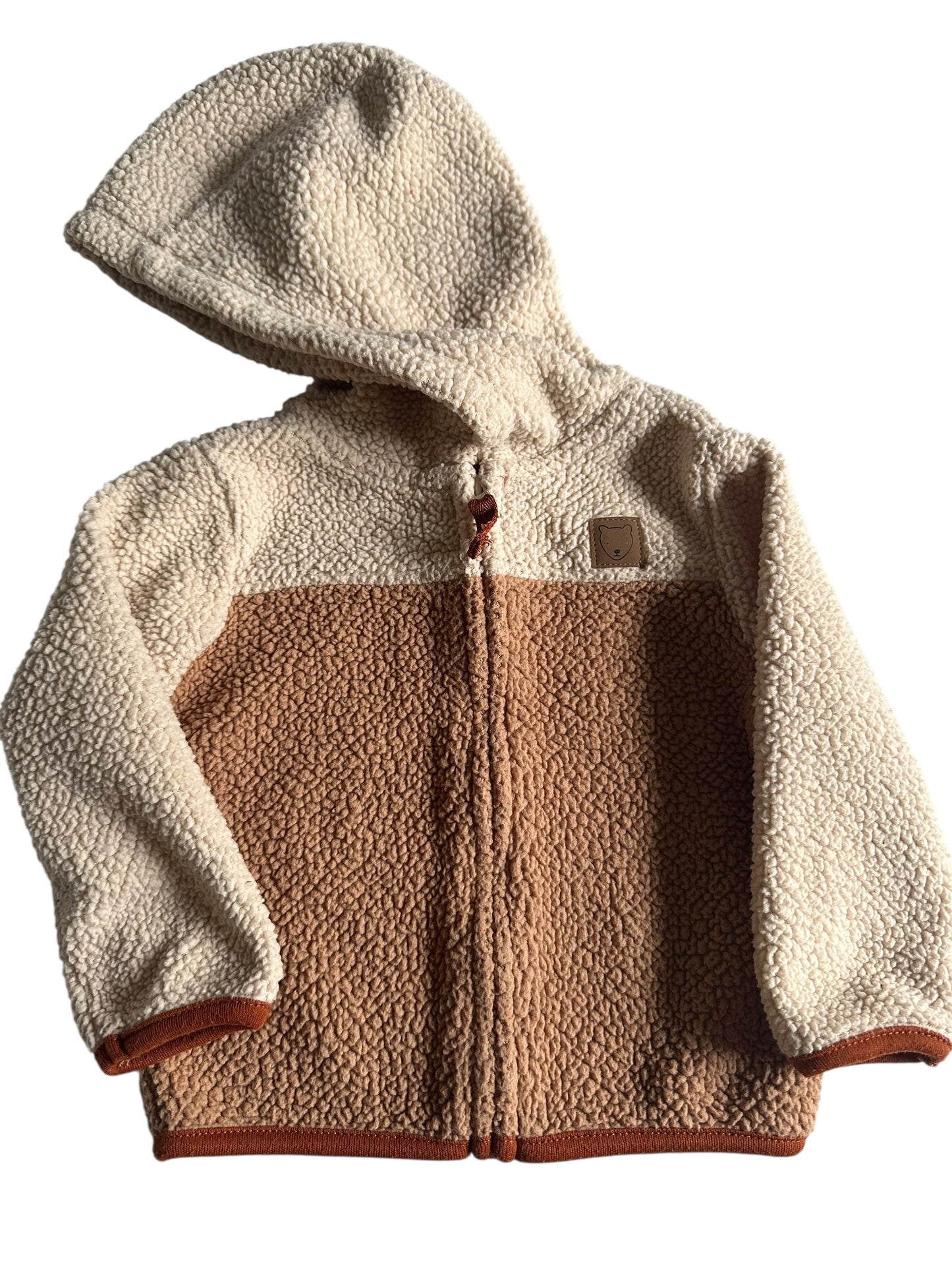 #93 Carter’s Brown Bear Hooded Jacket Gender Neutral 6M