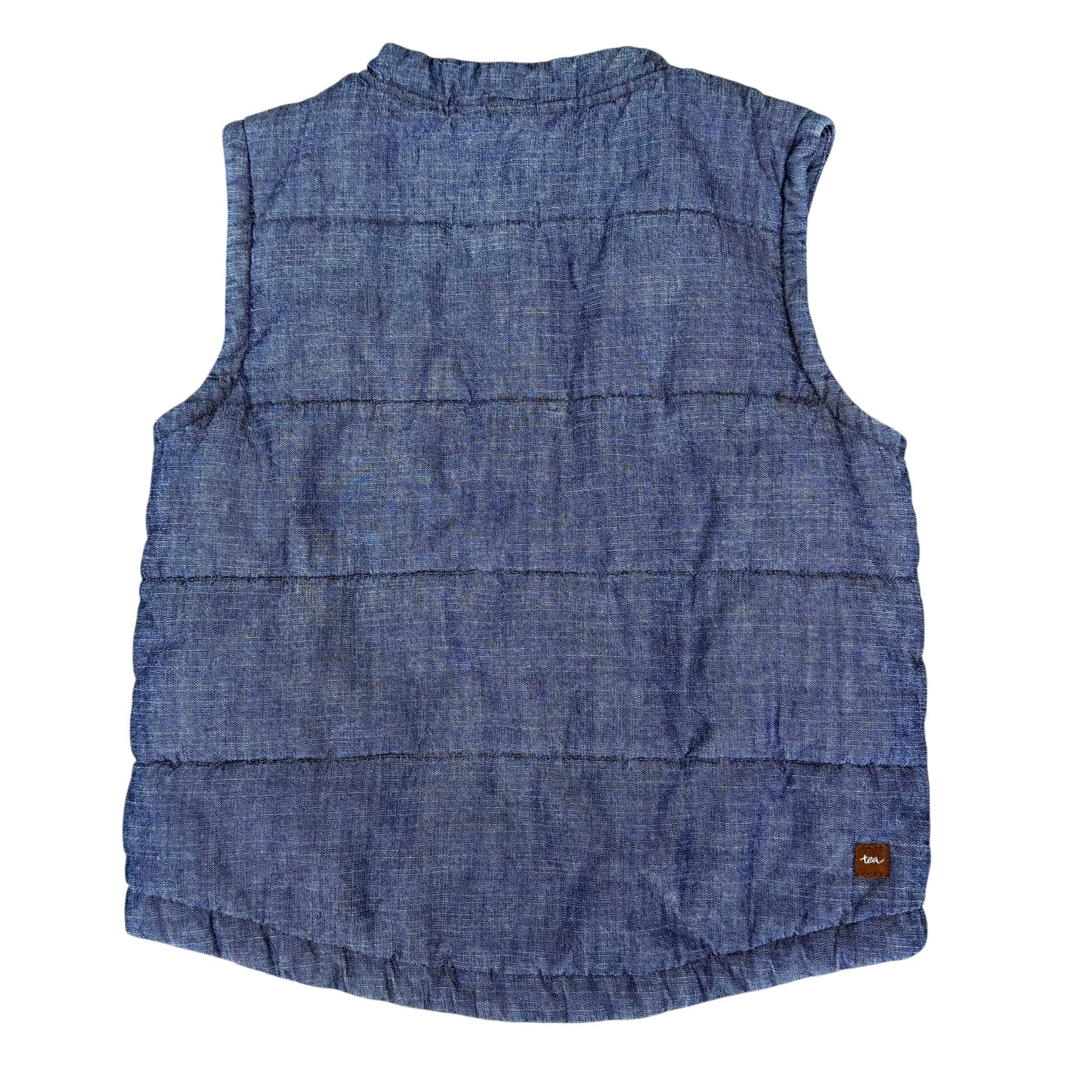 #1 Tea Collection Chambray Vest 6-7 REDUCED