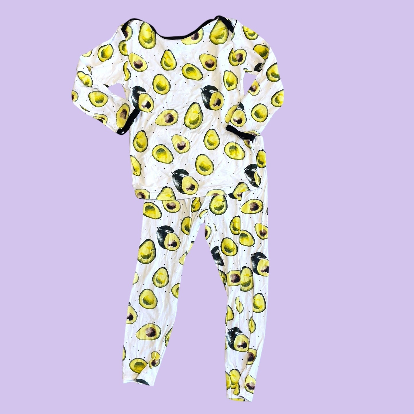 #1 Peregrine avocado bamboo pajamas 4T