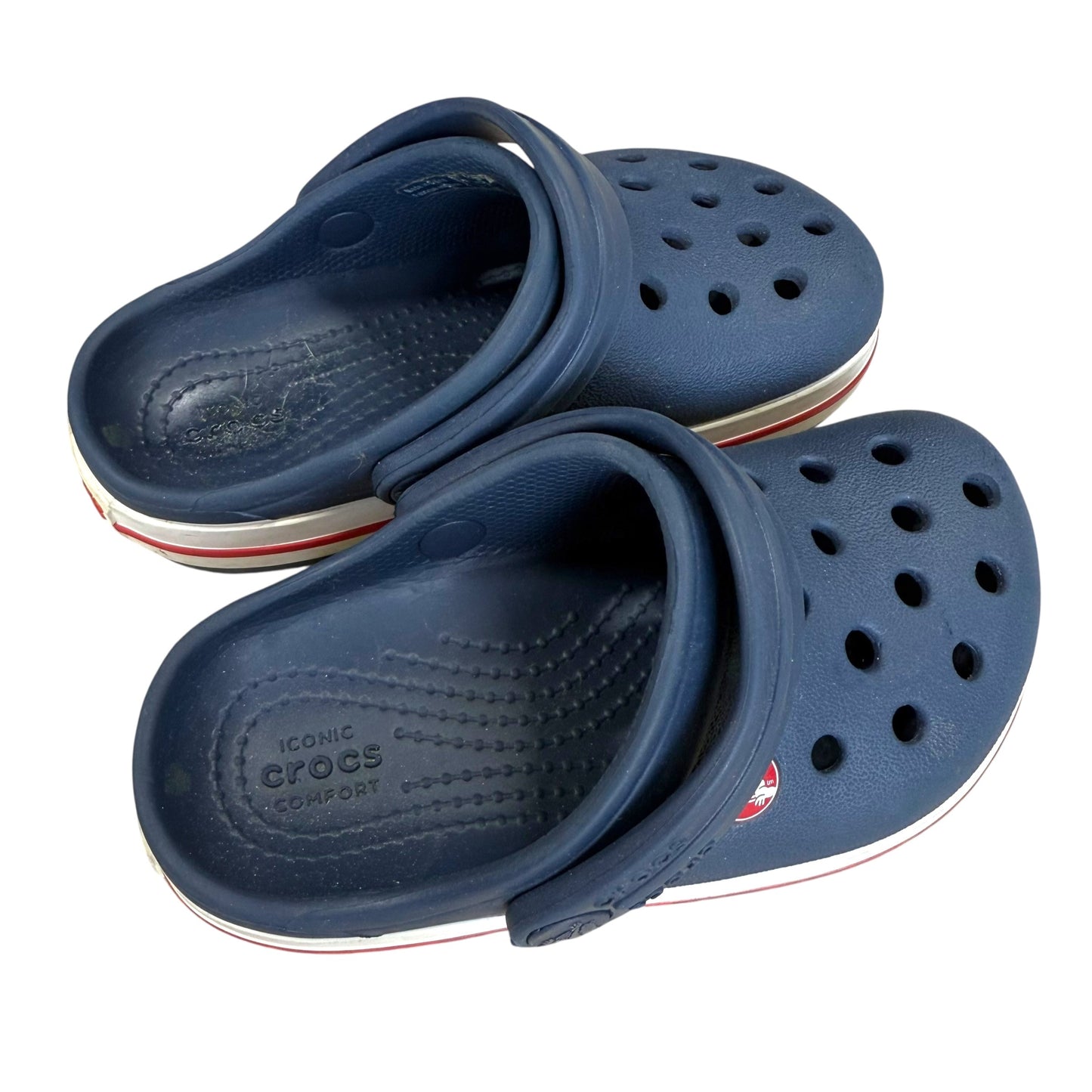 #1 Crocs Navy Toddler 7 REDUCED