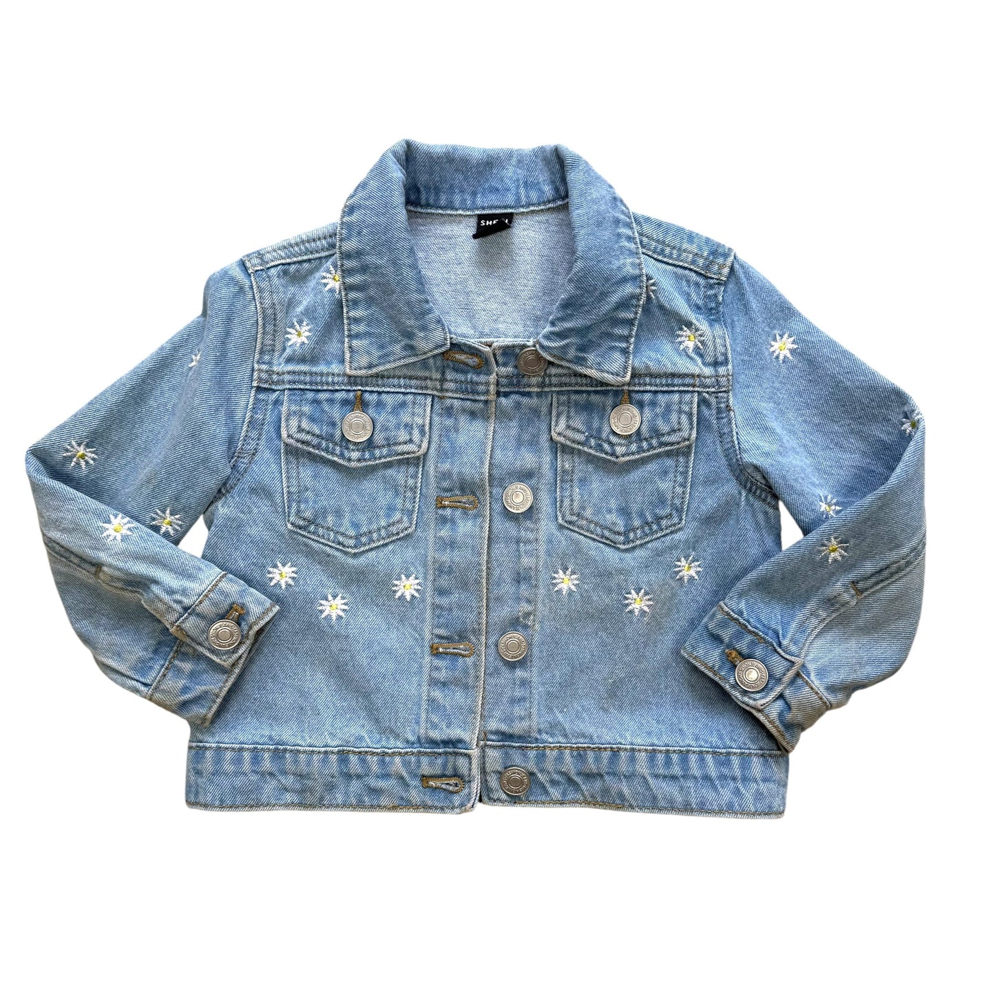 #1 Floral Denim Jacket 18-24 mo REDUCED