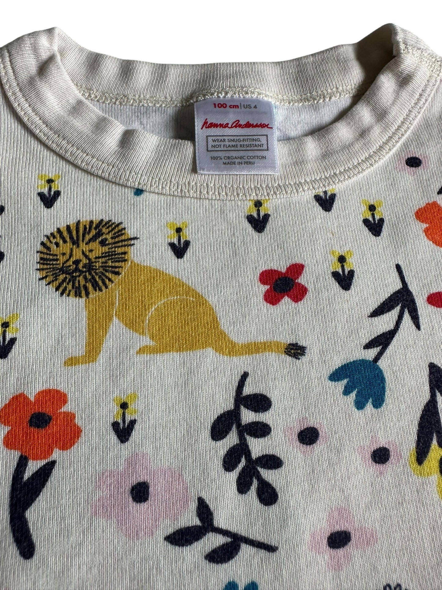 #93 Hanna Andersson PJ Set Girls 4T